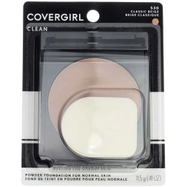 CoverGirl 2 Pack CoverGirl Simply Powder Foundation, Classic Beige 530, 0.41 oz