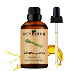Lemongrass Essential Oils 60ML, Organic 100% Pure and Natural Lemongrass Essential Oil for Aromatherapy Diffuser - 2 Fl Oz/Lemongrass