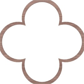 Ekena Millwork 33"W x 33"H x 1/4"T Small Woodall Decorative Fretwork Wood Ceiling Panels, Walnut