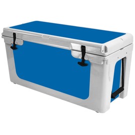 MightySkins (Cooler Not Included) Skin Compatible with RTIC 65 Cooler (2017 Model) - Solid Blue | Protective, Durable, and Unique Vinyl Decal wrap Cover | Easy to Apply | Made in The USA