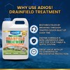 Adios! Enzyme Drain Field Cleaner and Treatment for Septic Tanks,