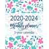 2020-2024 Monthly 5-Year Calendar Planner: 60 Months Calendar, Monthly Schedule