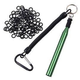 Wacky Rig Tool Wacky Worm O-Rings Fishing Rigging Worm Kits for Soft Stick Worm Baits Fishing Accessories Set, Wacky Orings 4&5 inches…