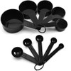 AKOAK Measuring Cups and Spoons Set of 10, Stackable Plastic