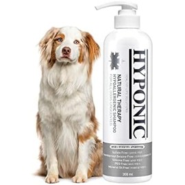HYPONIC Champú Hipoalergénico Premium para Perros - Desodorizante, Piel Sensible, Desenredante (Todas Las Breeds_Unscented (10.1 oz))