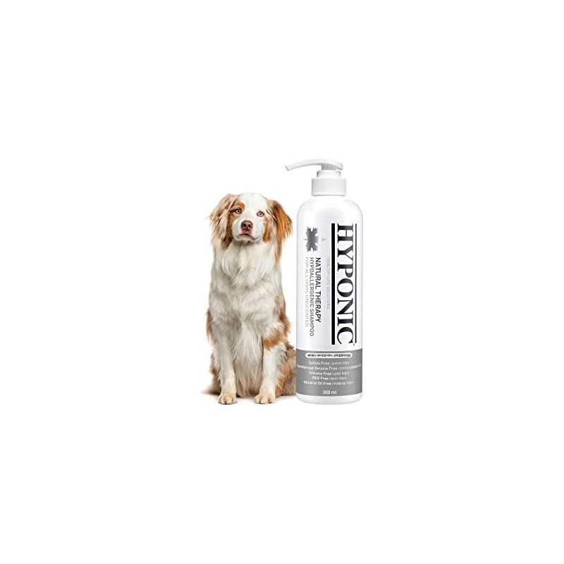 HYPONIC Champú Hipoalergénico Premium para Perros - Desodorizante, Piel Sensible,