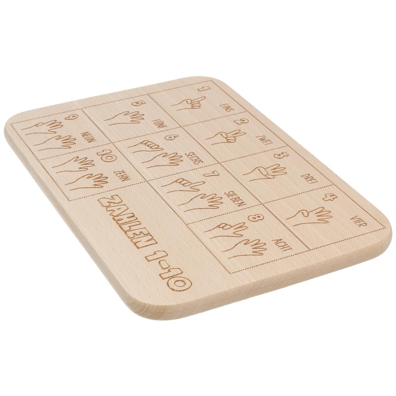 Spruchreif Engraved breakfast board, school gift for boys and girls,