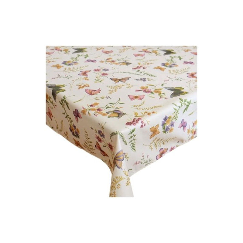 texpot Tablecloth 100 x 140 cm Print Butterfly Spring Tablecloth