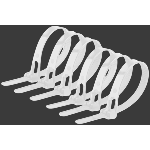 Offgridtec Reusable Self Locking Cable Ties 7.6mm x 500mm Heat