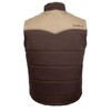Western Welder Vest (Brown/Khaki, Large)