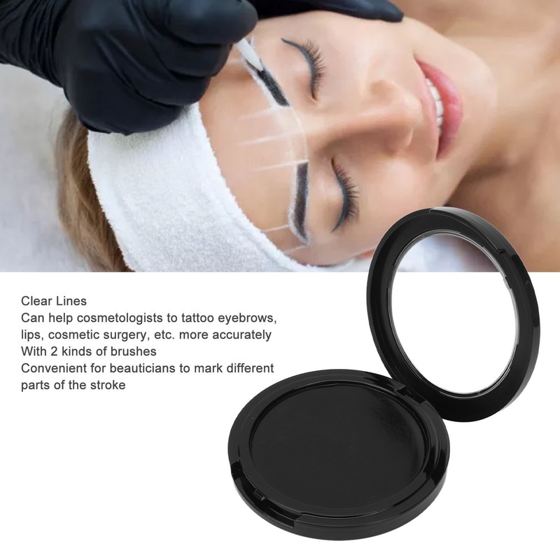 Eyebrow Mapping Kit Ruler Mapping String Pigment Brush Set for