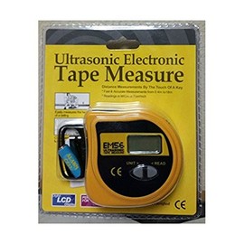 Electronic Measuring Tape, Ultrasonic , 50', Sinometer EM56