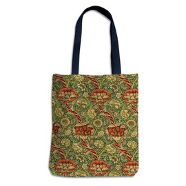 NGZS Vintage Flowers Tote Bag for Women Coworker Daughter Bestie Sisters Floral Blooms Beach Bag Christmas Thanksgiving Birthday Gifts Botanical Reusable Grocery Bags for Shopping Vacation Gym Work