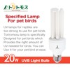 FUNKS Bird Cage UVB Light Combo Kit, AvianSun Lamp 2.4%