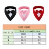 aoozleny Dogs Tuxedo Formal Cats Wedding Bandana Dog Collar with
