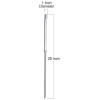 GROUND SPIKE - Feather Flutter Windless Swooper Flag Pole Stake