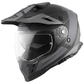 Bogotto V331 Pro Tour Enduro Helmet, Black/Grey, XS