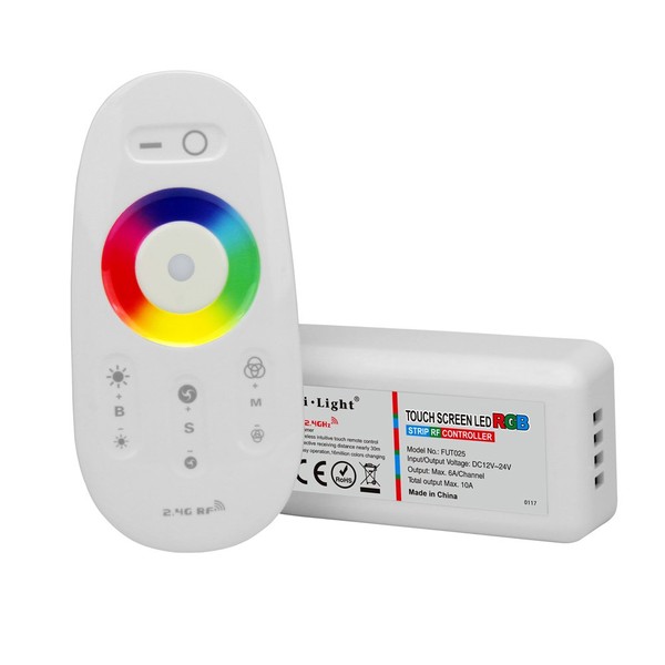 LGIDTECH FUT025 Miboxer RGB LED 2.4GHz RF Wireless Remote+Controller Receiver