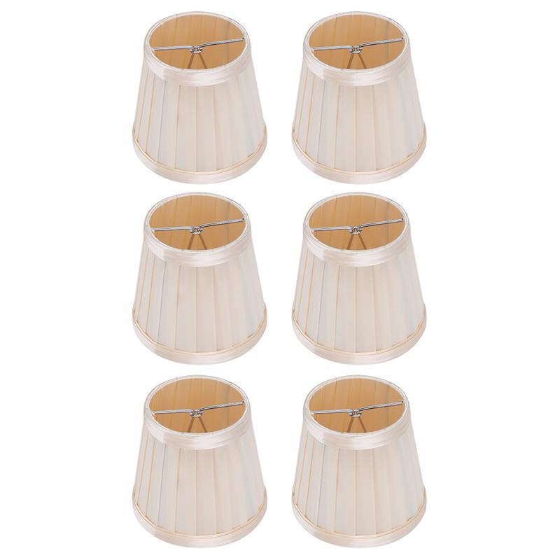 6PCS Modern Simple Chandelier Pendant Lamp Shade Cover Fabric Lampshade
