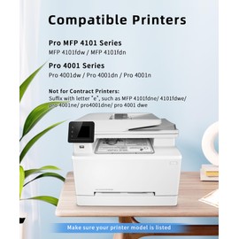 148A W1480A with Chip Compatible Black Toner Cartridge Replacement for HP 148 A 148X W1480 A W1480X High Yield Use with Laserjet Pro 4001n 4001dn 4001dw MFP 4101fdw 4101fdn(2-Pack)