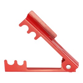 sourcing map Rose Thorn Stripper Tool 5.5" Metal Flower Thorn Leaf Remover Flower Stem and Leaf Stripping for Gardening Home Florist Arrangement, Red