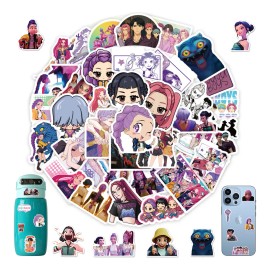 Kpop Demon Hunters 127 Calcomanias Stickers Pvc Contra Agua