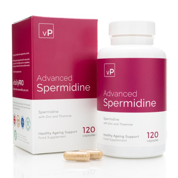 vP Vitality Pro Natural Spermidine 4mg x 60 Capsules -