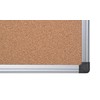 MasterVision Maya Series Self-Healing Cork Bulletin Board, Wall Mounting Push