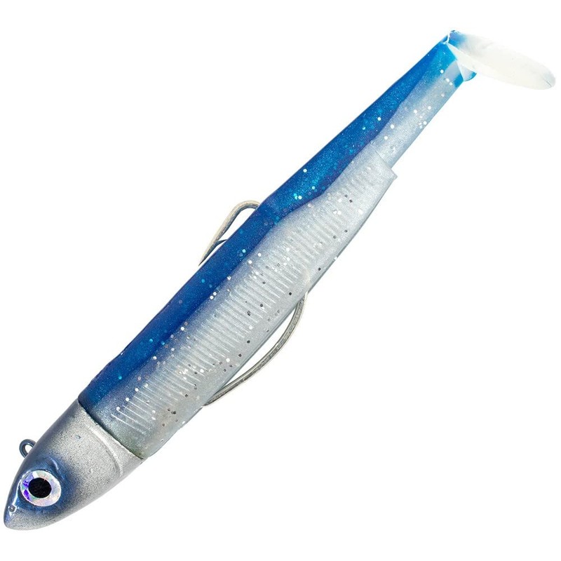 FIIISH - Leurre complet Black Minnow Bleu 12cm Off Shore