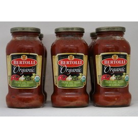 Bertolli - Olive Oil, Basil, & Garlic Organic Sauce 24 oz - 6 Pack