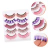 Baluue 5 Boxes Lashes Manga Lashes for Female Supply Natural