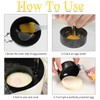 2 Pack Egg Poacher, Stainless Steel Poached Egg Moulds, Poached