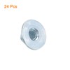 sourcing map M6 T-Nuts, 24pcs Carbon Steel Tee Nut Round