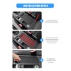 KOLOME Car Centre Console Drinks Cover Sliding Blind for Golf