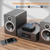 [Upgraded] 1Mii B06+ Bluetooth Receiver, Hi-Fi Wireless Audio Adapter, Bluetooth