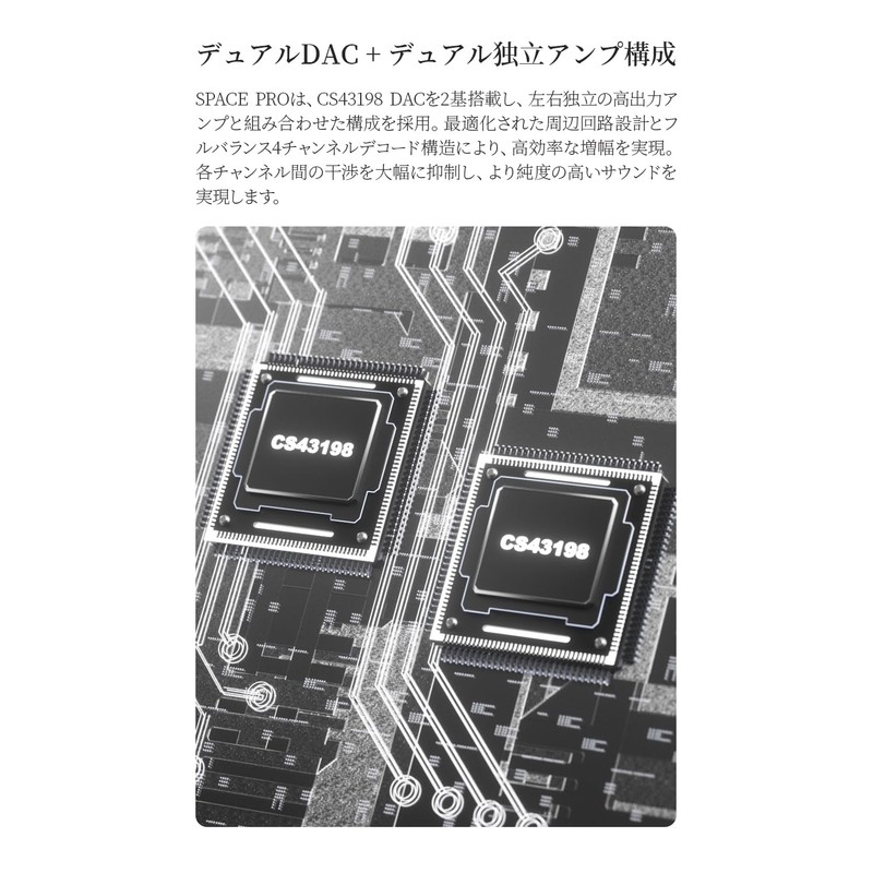 TANCHJIM SPACE PRO Headphone Amplifier | Dual DS43198 DAC+ Independent