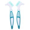 2pcs Turtle Shell Cleaning Brush Glass Bottle Bristle Brush, Bristle