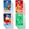 Outus Christmas Plastic Bags Christmas Candy Bags Party Favor Bags