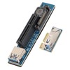 PCIE Extension Cable Integrated Power Supply Gold Plated Contacts Fine