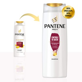Pantene - Shampoo Control Caída, con Aceite de Ricino, Vitamina E, 500 ml