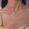 Pearl Necklace for Women Dainty Pearl Choker Necklace Gold Pearl