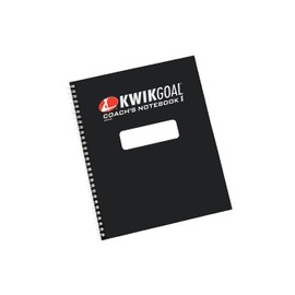 Kwik Goal Coaches' Notebook , 8.5-Inch x 10-Inch,Black