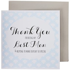 Claire Giles Quill "Thank You for Being My Best Man" Wedding Card