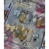 Blue Lemon Sorbet Handmade Nail Tips - Long Oval /
