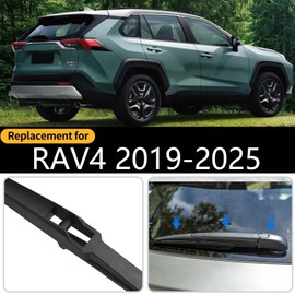 GARDIMU Rear Wiper Blade Assembly, Back Windshield Wiper Blades Arm Accessories Replacement for Toyota RAV4 2019-2025, Rear Wiper Blade and Arm Set for 2019 2020 2021 2022 2023 2024 2025