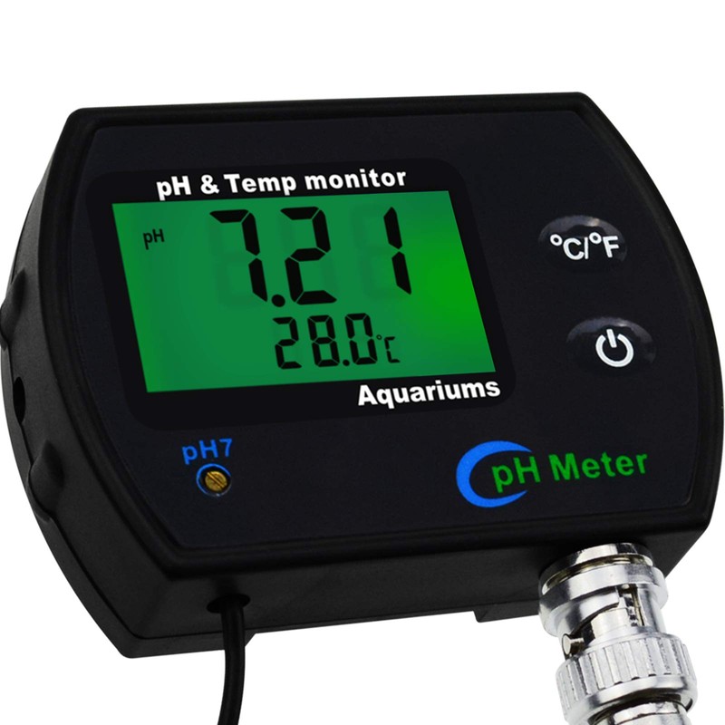 2 in 1 Combo pH & Temperature Meter Water Quality