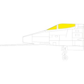 EDUJX277 1/32 F-100C Super Saver Paint Mask Seal (For Trumpetters) Plastic Model Masking Seal EDUJX277
