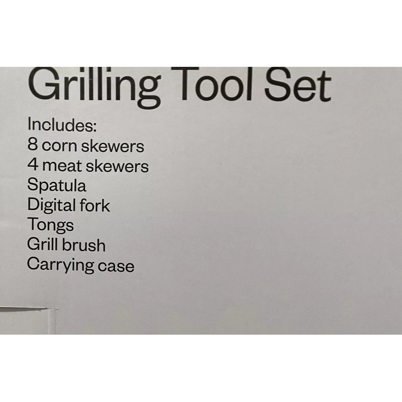 Room Essentials Grilling Tool Grill Set 17 Piece Stainless Steel