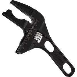 Herramientas Llave Ajustable Cuarto De Baño Plomería Llave Cuarto De Baño Llave De Plomería Fontaneros Llave Cuarto De Baño Llave Llave Grande Gran Apertura Grifo Pequeña Llave (Negro)