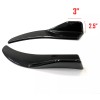 SDeelCase 3 Pcs Rear Bumper Winglet Splitter Spoiler Diffuser Fin